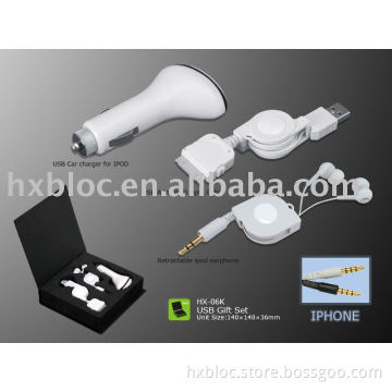 USB car charger for IPOD